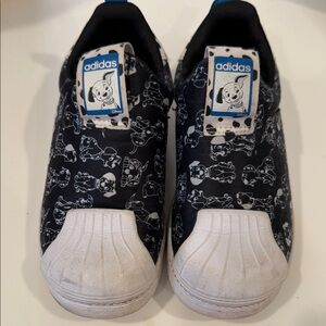 Adidas slip on sneakers 101 Dalmatians